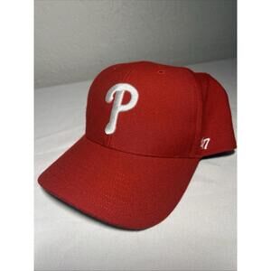Philadelphia Phillies Red Hat '47 Brand Adjustable One Size Acrylic Wool